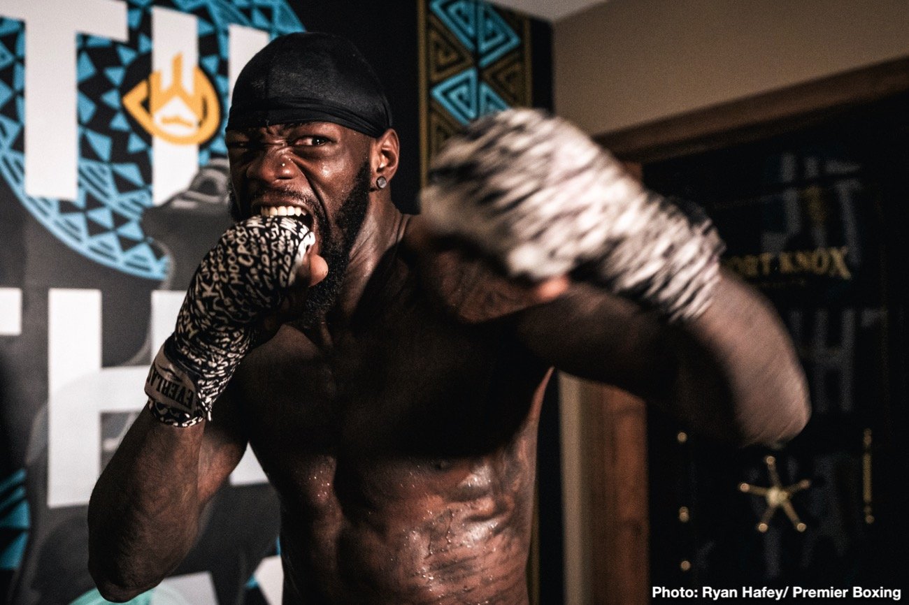 Image: Deontay Wilder training camp quotes & photos - Wilder / Ortiz 2