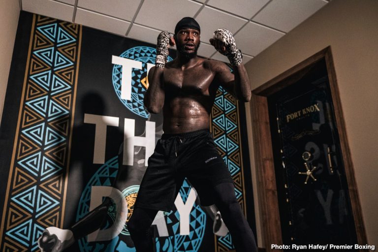 Image: The American Heavyweight King of Boxing Deontay Wilder is on Fire yet Again