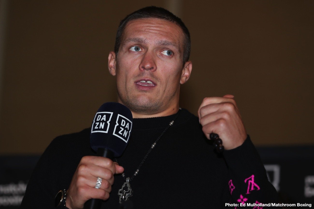 Image: Fury advises Joshua to vacate WBO belt to duck Oleksandr Usyk