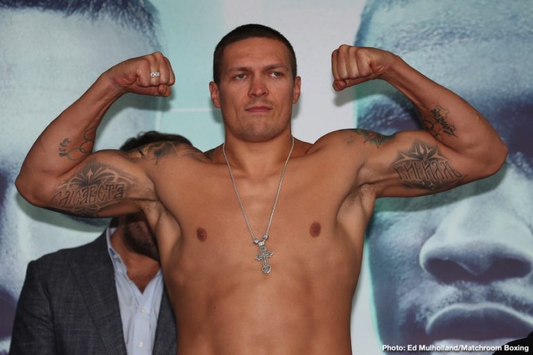 Image: Usyk says Fury the toughest opponent, and Wilder the easiest