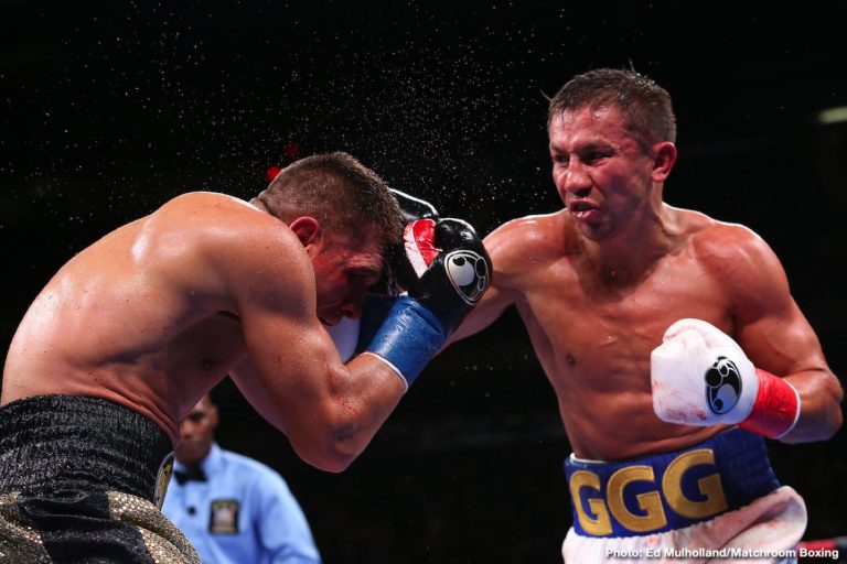 Image: Gennadiy Golovkin counting down for next fight