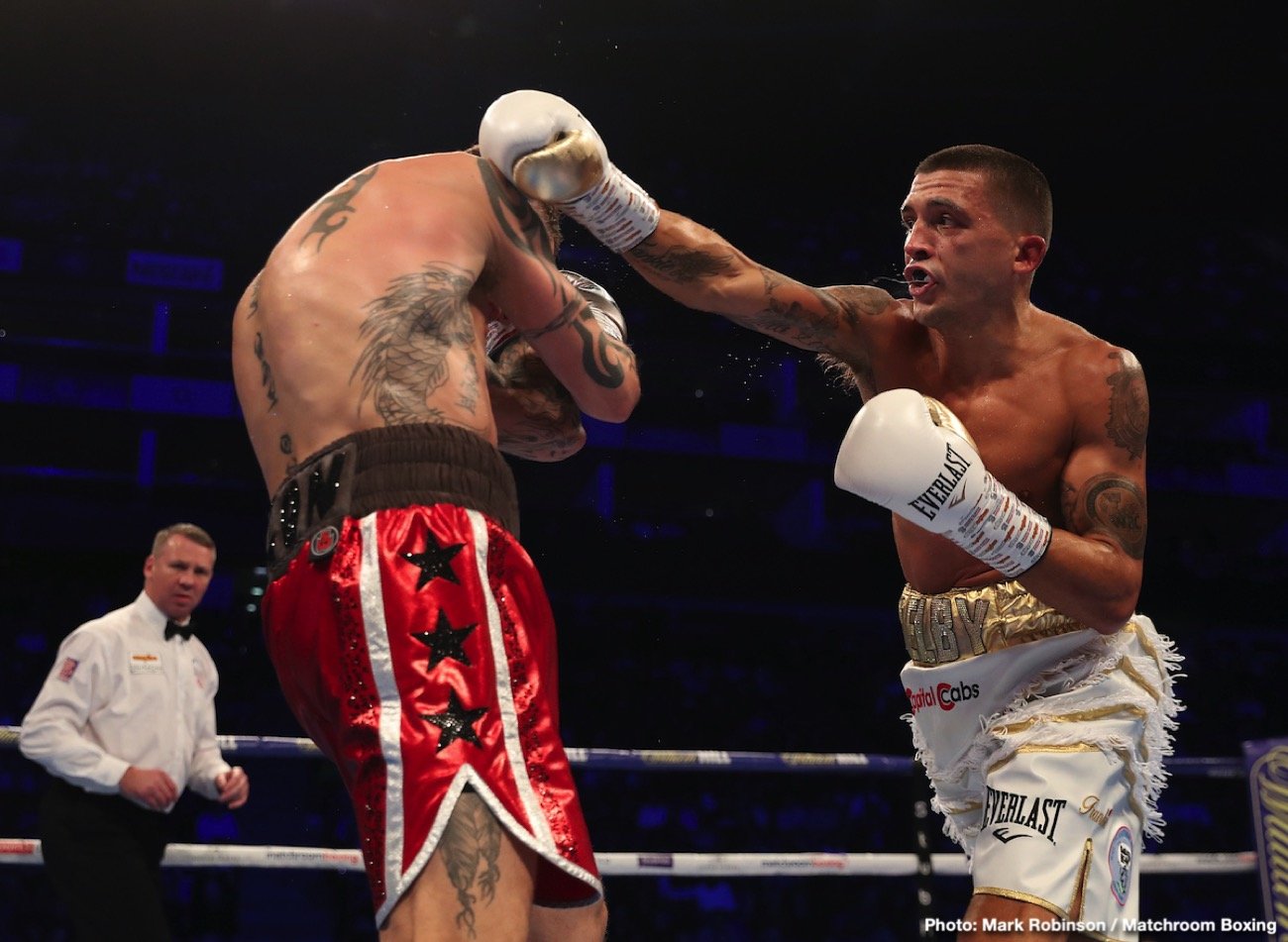 Image: Lee Selby retires after loss to Gustavo Daniel Lemos