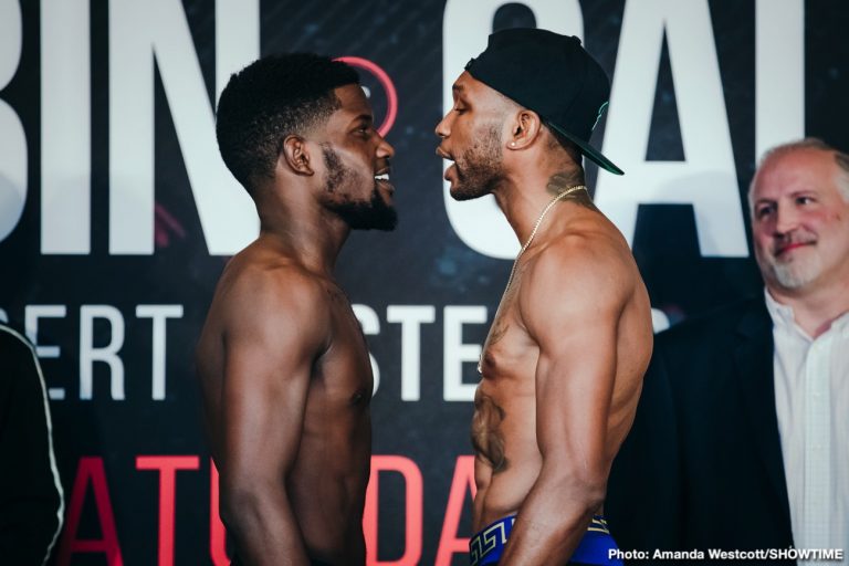 Image: Erickson Lubin vs. Nathaniel Gallimore - official weigh-in results