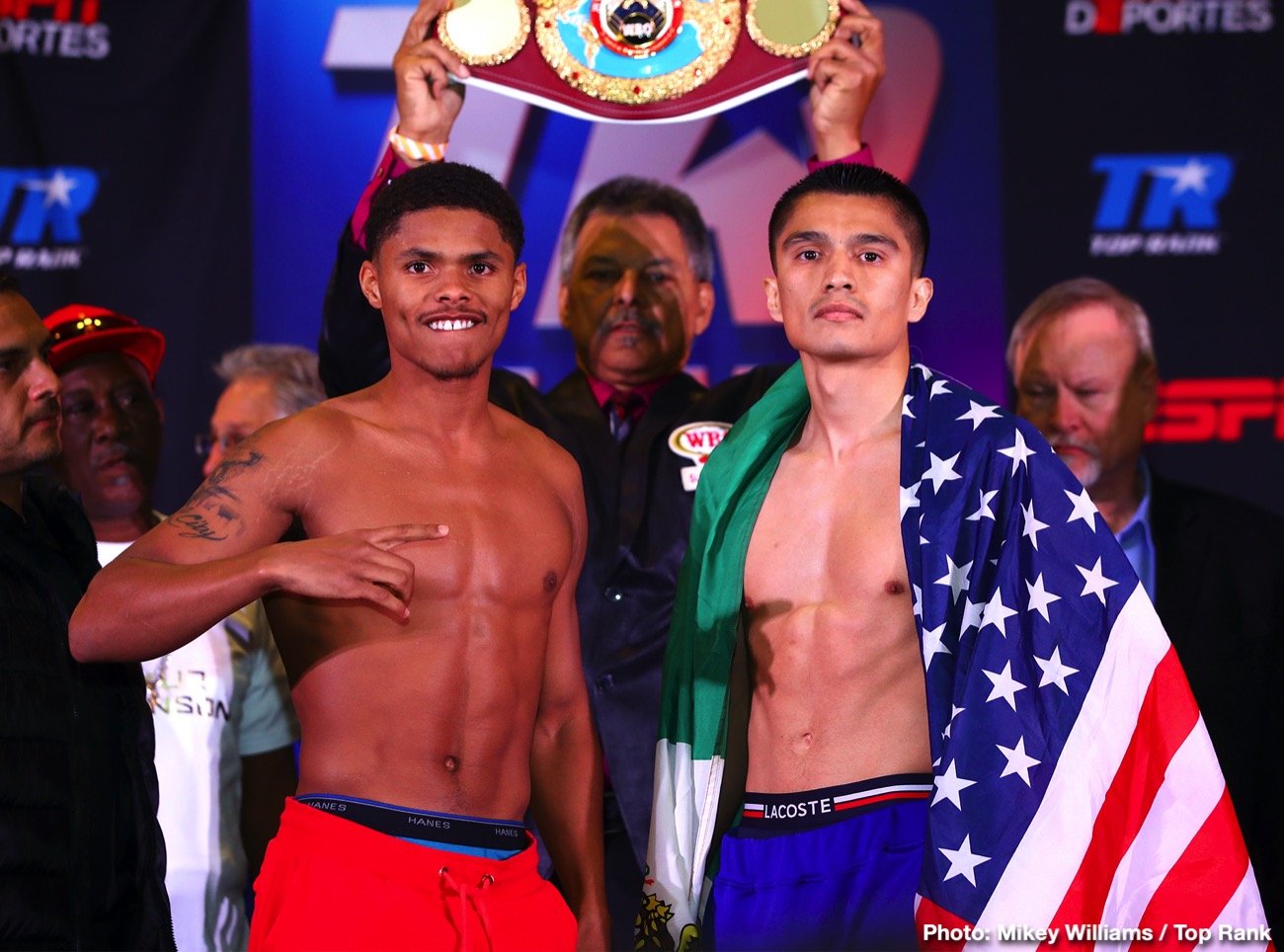 Image: ESPN+ Weigh-In Results: Shakur Stevenson vs. Joet Gonzalez