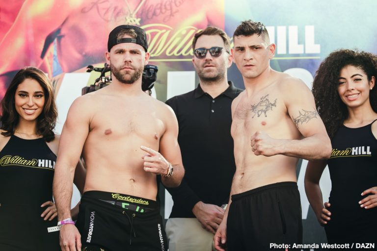 Image: Haney vs. Santiago & Saunders vs. Coceres - official weights
