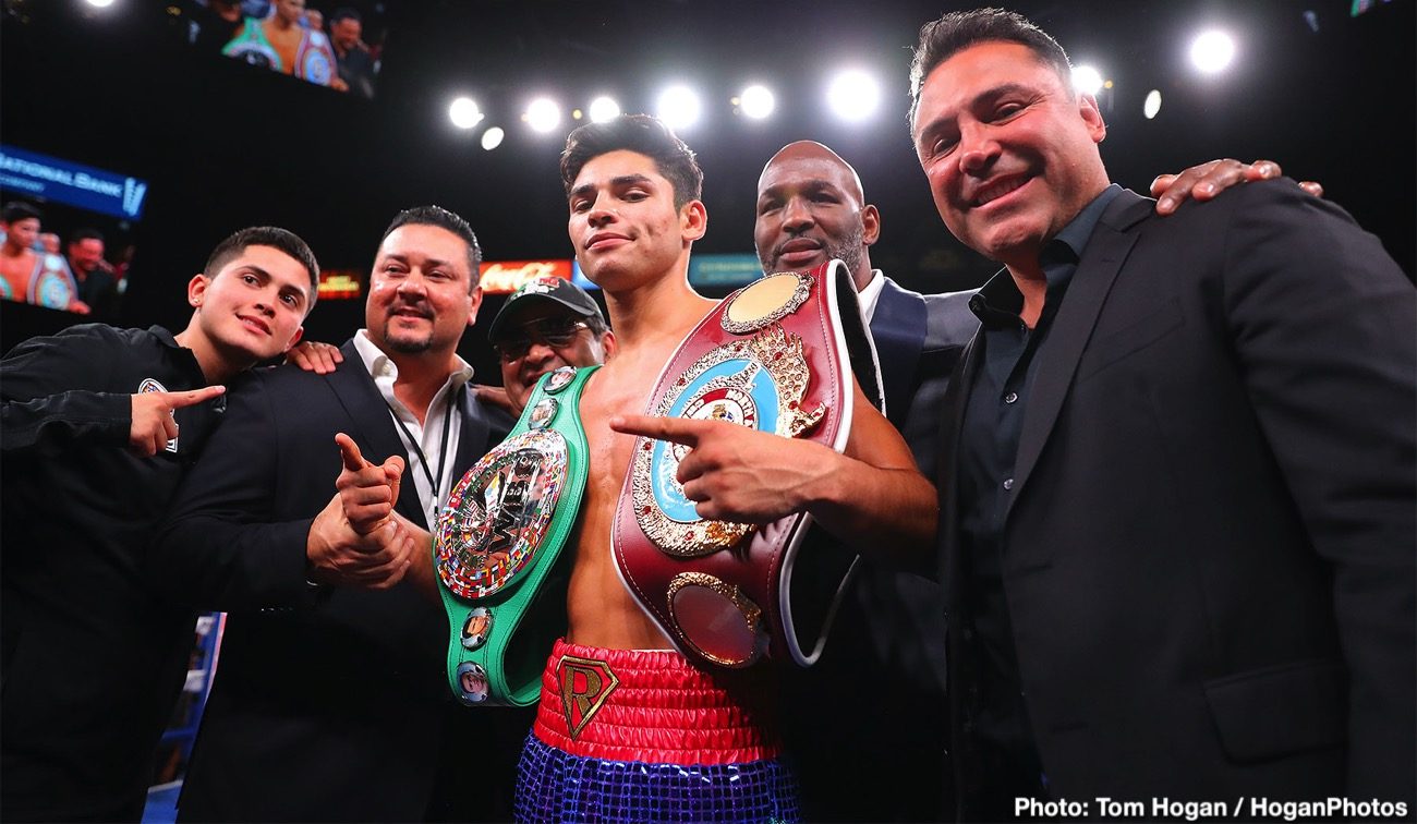 Ryan Garcia, - Boxing News 24, Oscar De La Hoya boxing photo