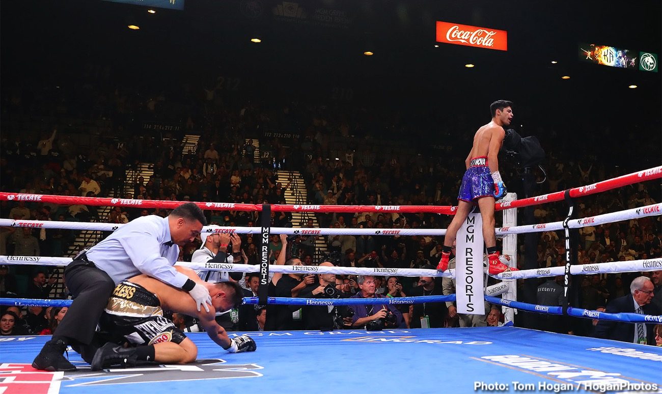 Image: Canelo Alvarez KOs Sergey Kovalev; Ryan Garcia crushes Romero Duno - Live Results