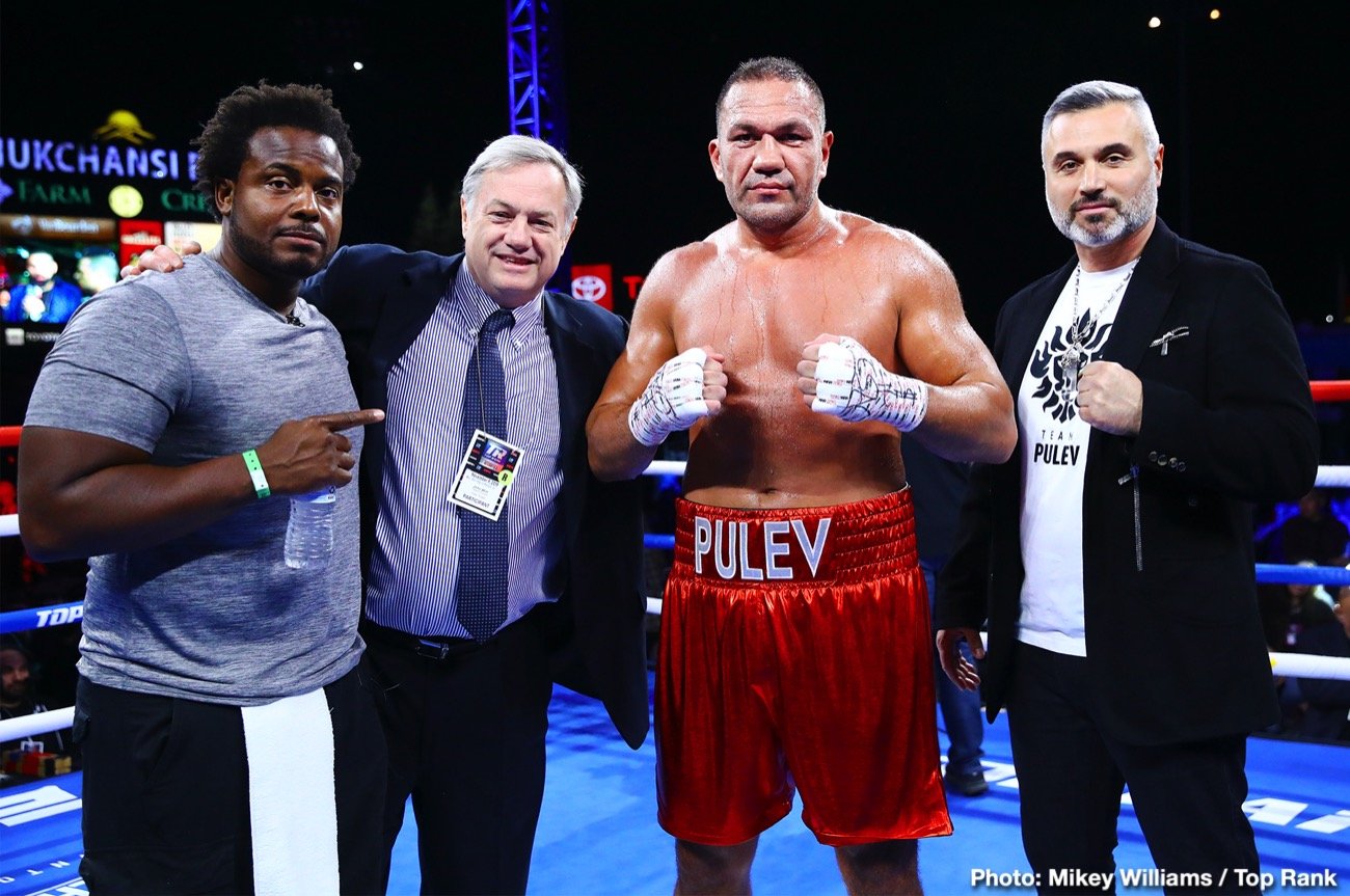 Dillian Whyte, Anthony Joshua, Kubrat Pulev boxing photo