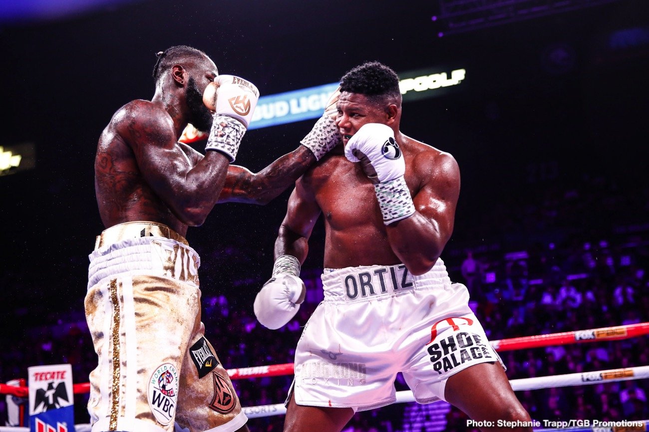 Deontay Wilder DESTROYS Luis Ortiz in rematch ⋆ Boxing News 24