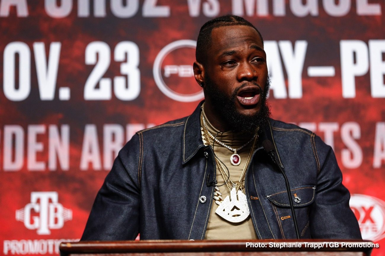 Image: Deontay Wilder: After I Knockout Fury, I'm looking for Joshua-Ruiz winner