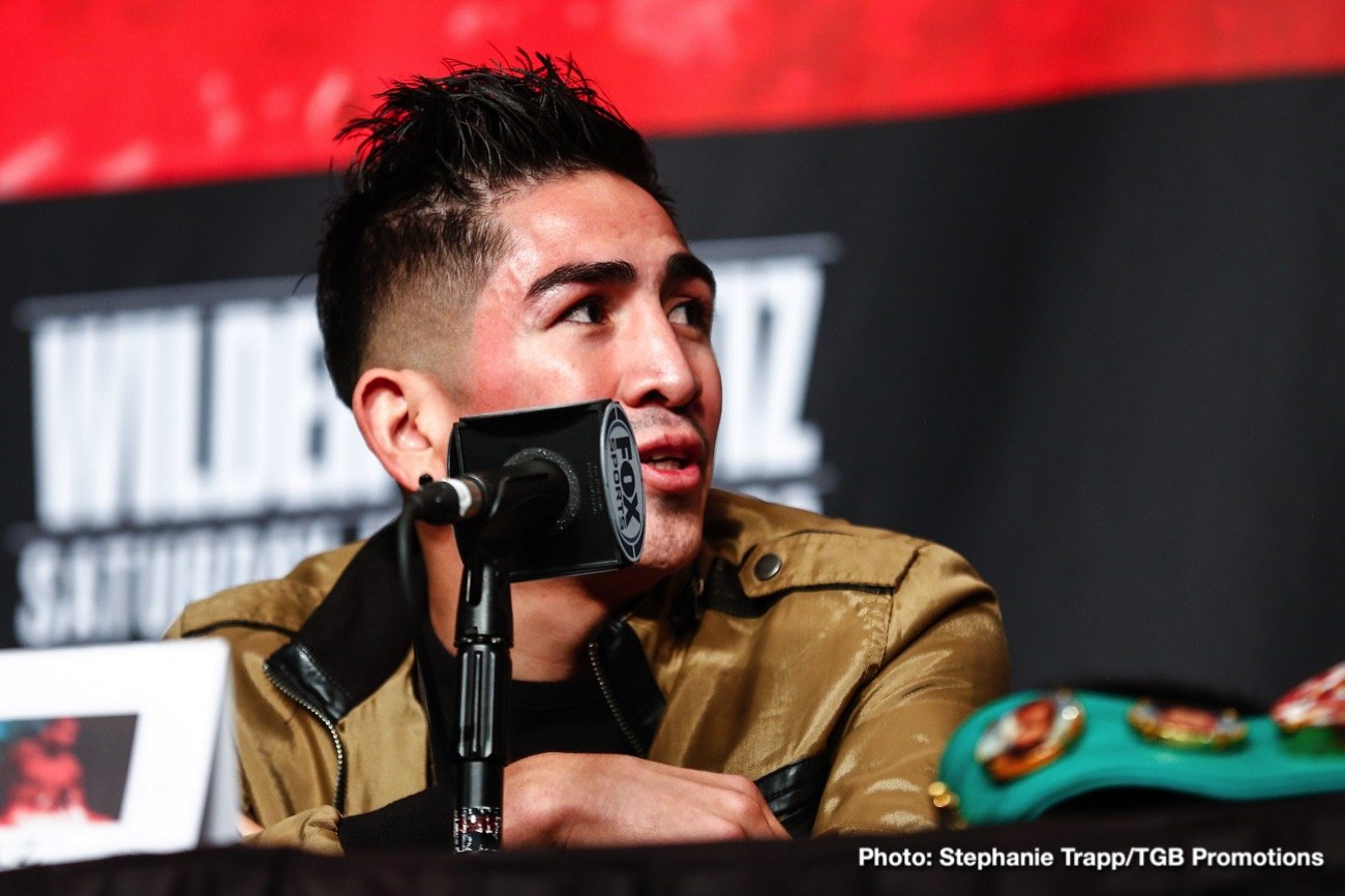 Image: Leo Santa Cruz tells Tank Davis, 'Fight will be at 130'