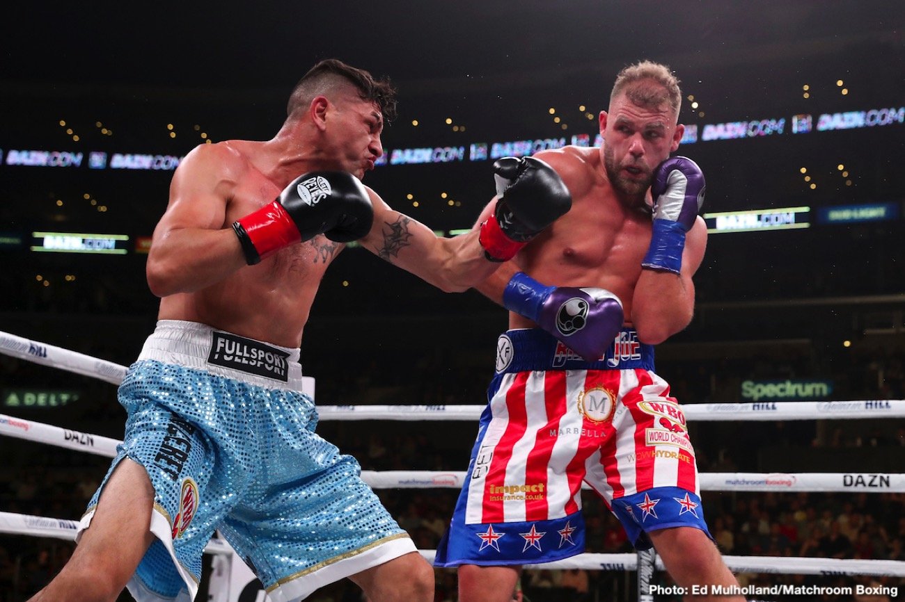 Image: Billy Joe Saunders fined $19,000 by BBBofC for social media video