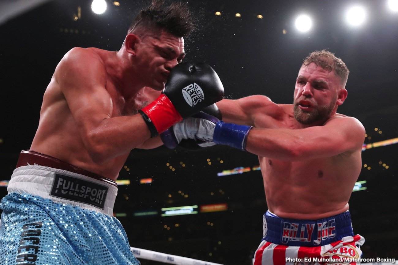 Image: Billy Joe Saunders fined $19,000 by BBBofC for social media video