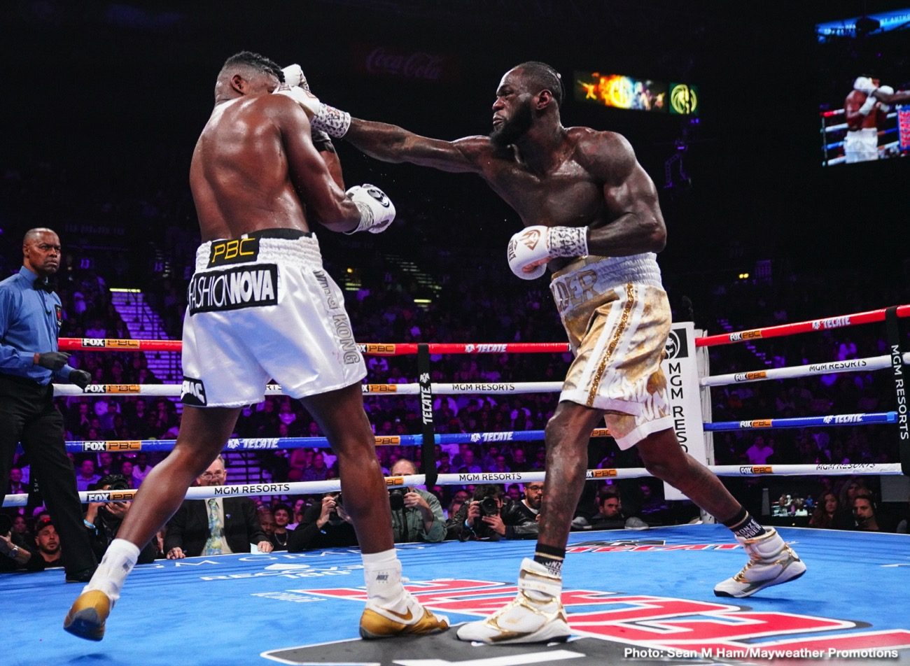 Image: Deontay Wilder: 'We know why Anthony Joshua didn't want to fight me'