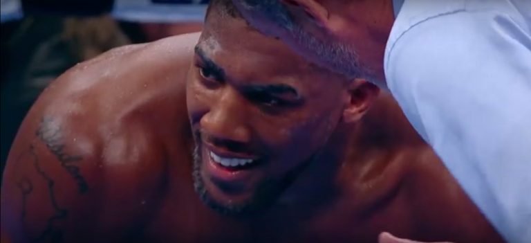 Image: Anthony Joshua wasn't QUITTING; He was looking for more time - referee Michael Griffin