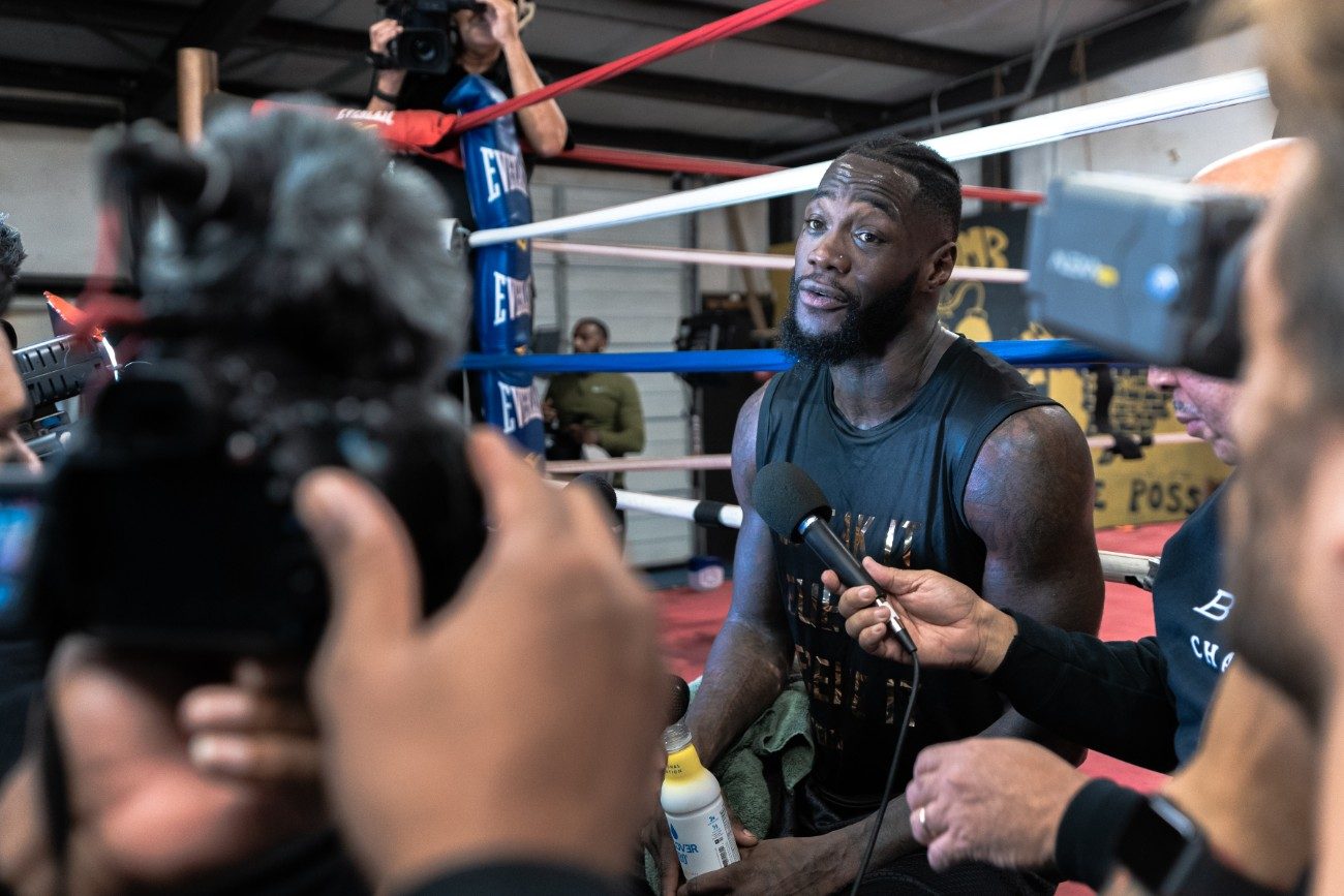 Image: Deontay Wilder wants to KO Luis Ortiz FASTER than last time
