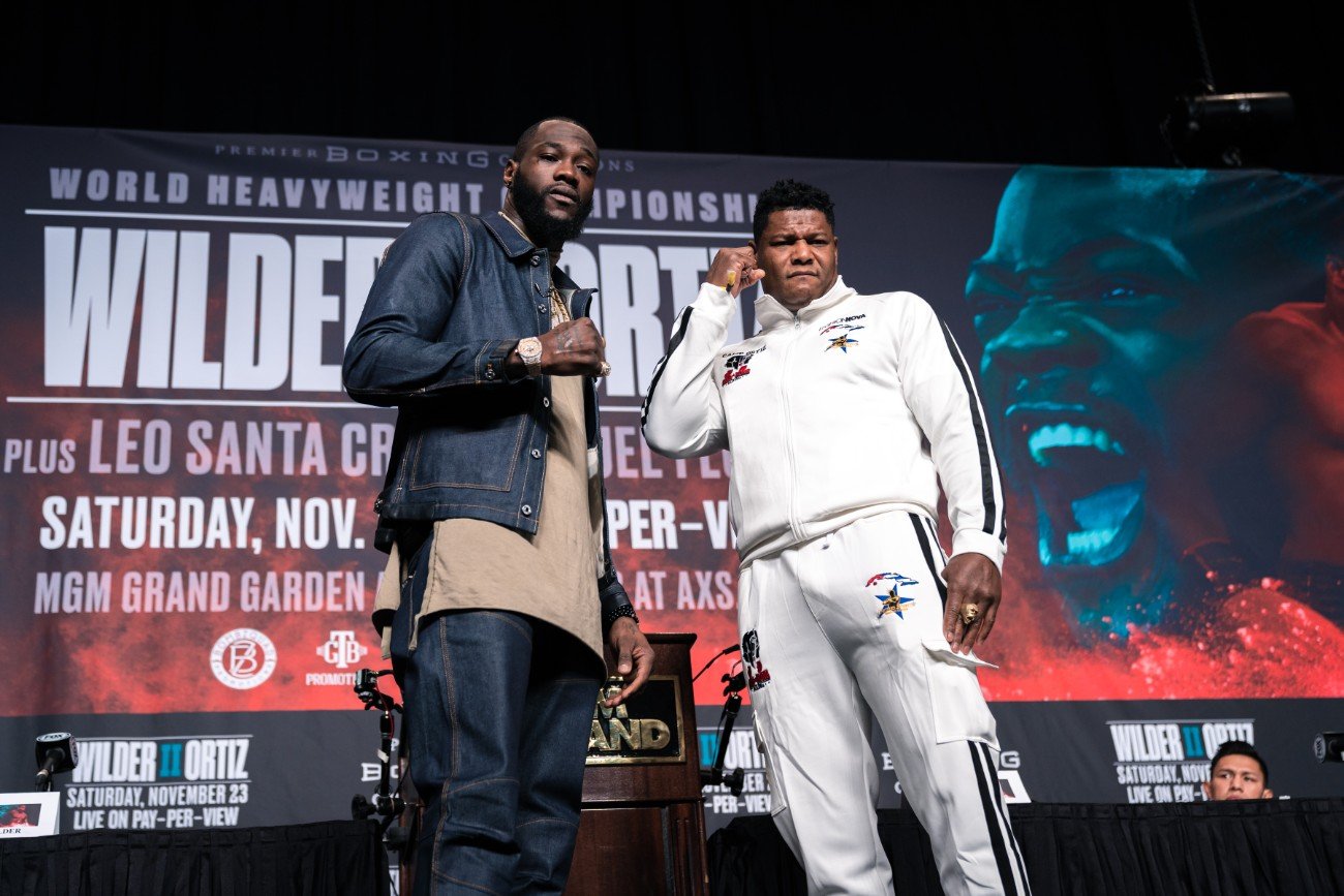 Image: Deontay Wilder vs. Luis Ortiz II & Leo Santa Cruz vs. Miguel Flores final press conference quotes