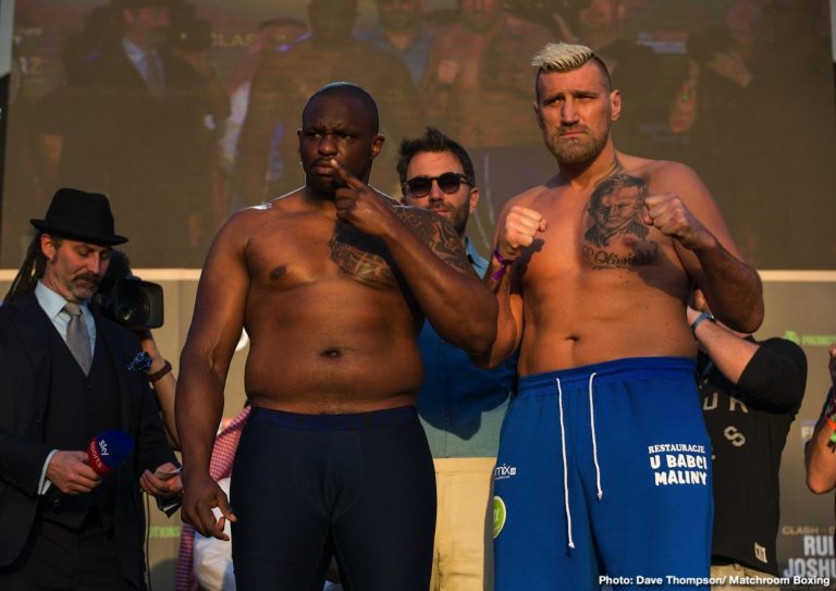 Image: Dillian Whyte 271.1 vs. Mariusz Wach 270 - Official weights