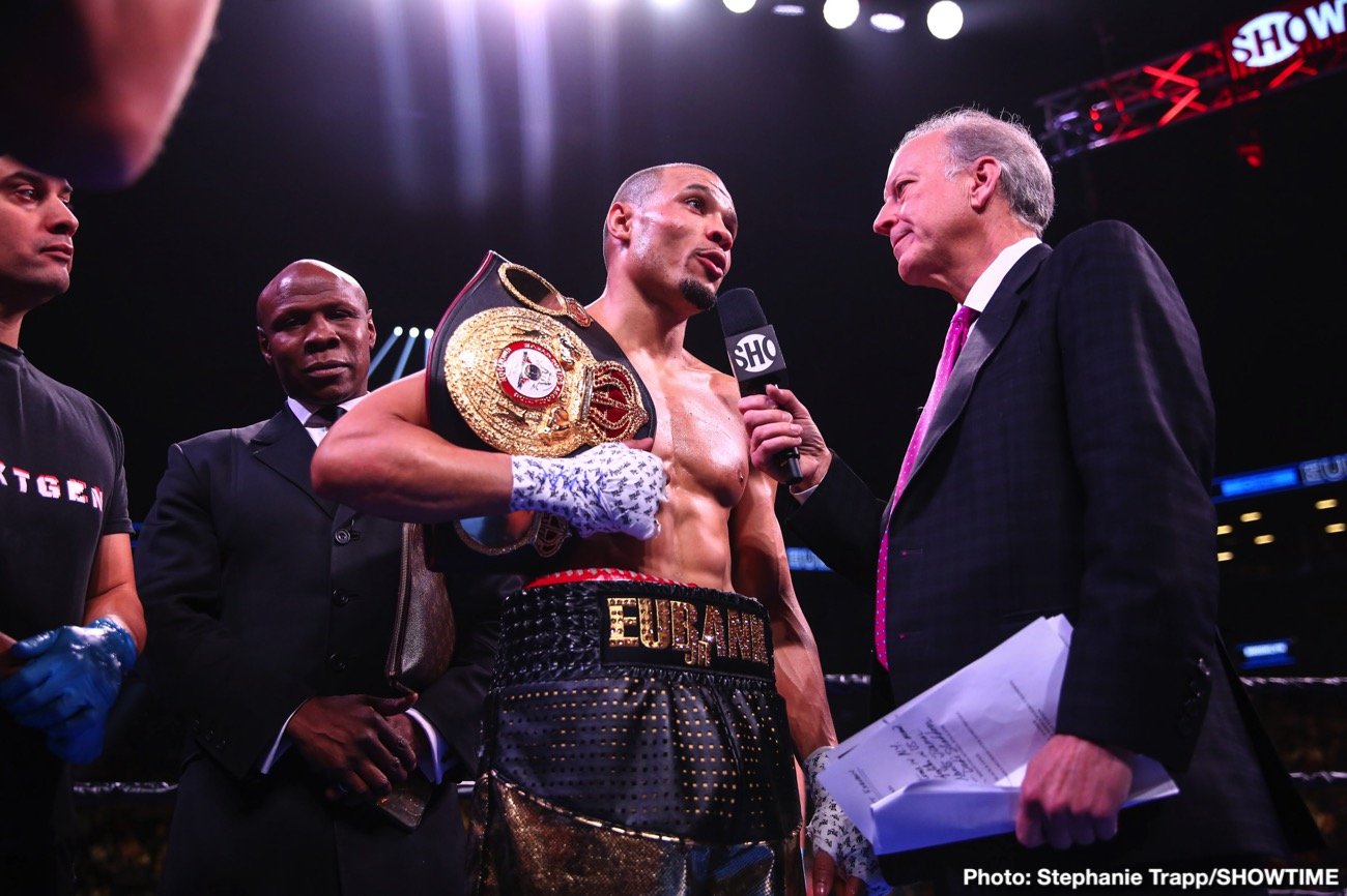 Image: Chris Eubank Jr. targeting Gennady Golovkin