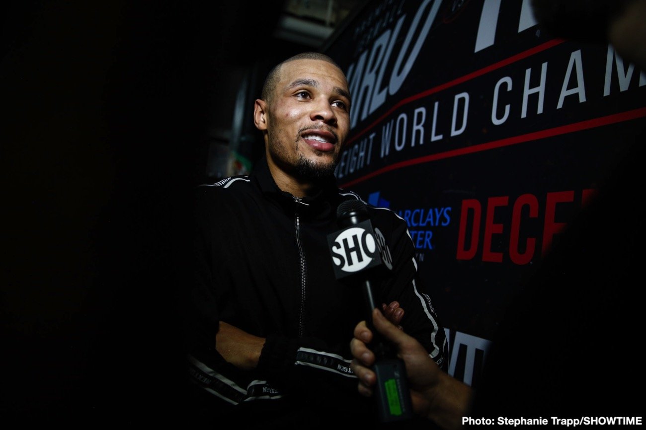Image: Chris Eubank Jr. targeting Gennady Golovkin