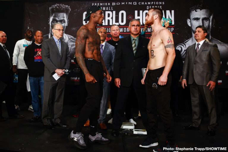 Image: Jermall Charlo vs. Dennis Hogan - Weigh-in results