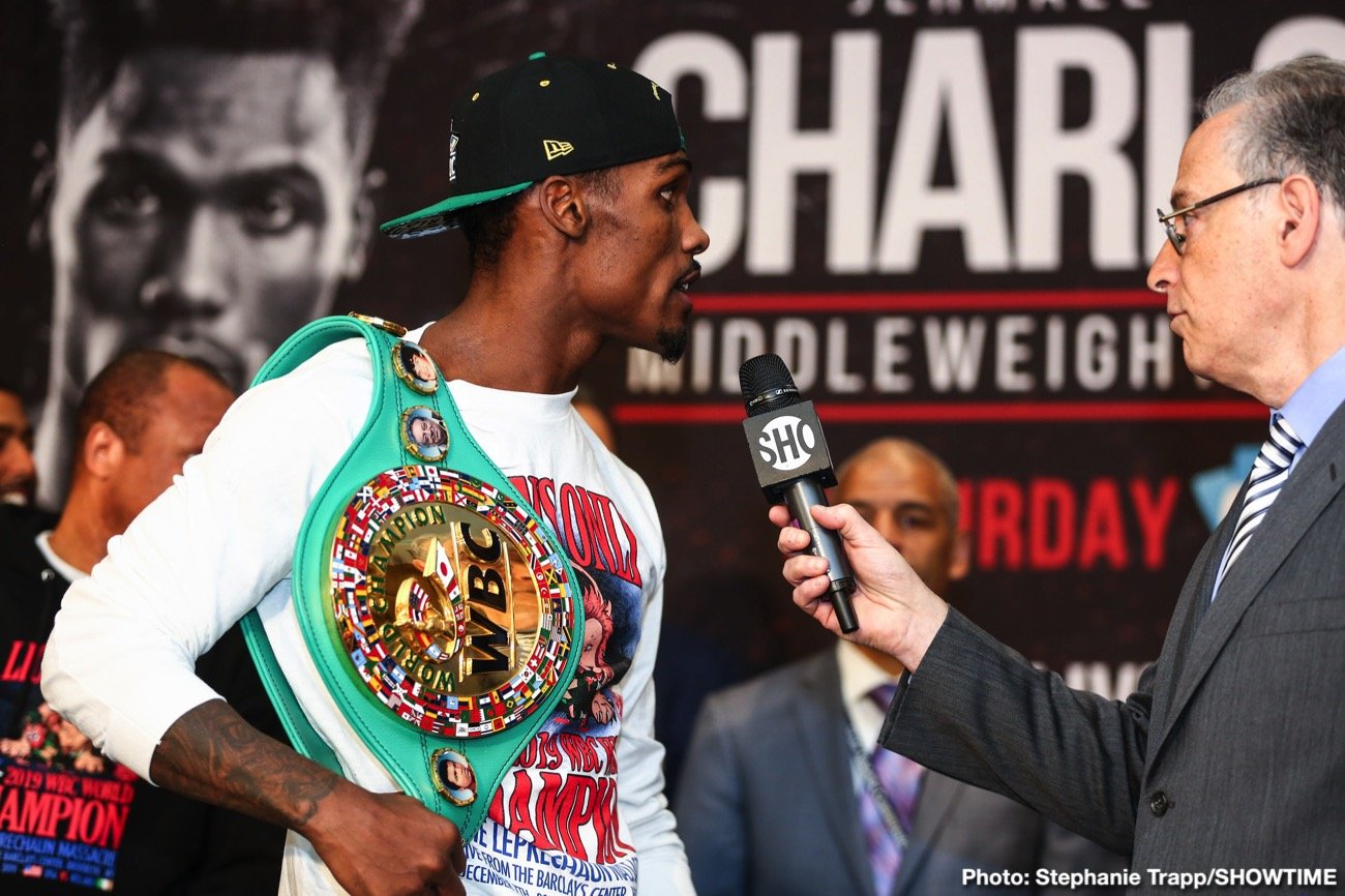 Image: Jermall Charlo says he'll go to 168 for Canelo Alvarez