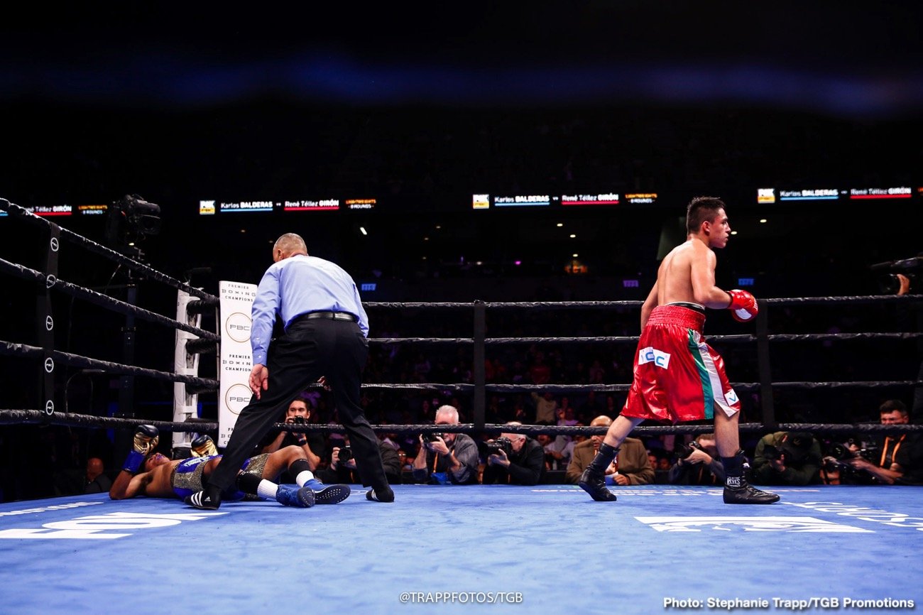 Image: Photos / Results: Jermell Charlo TKOs Harrison, Efe Ajagba Defeats Kiladze