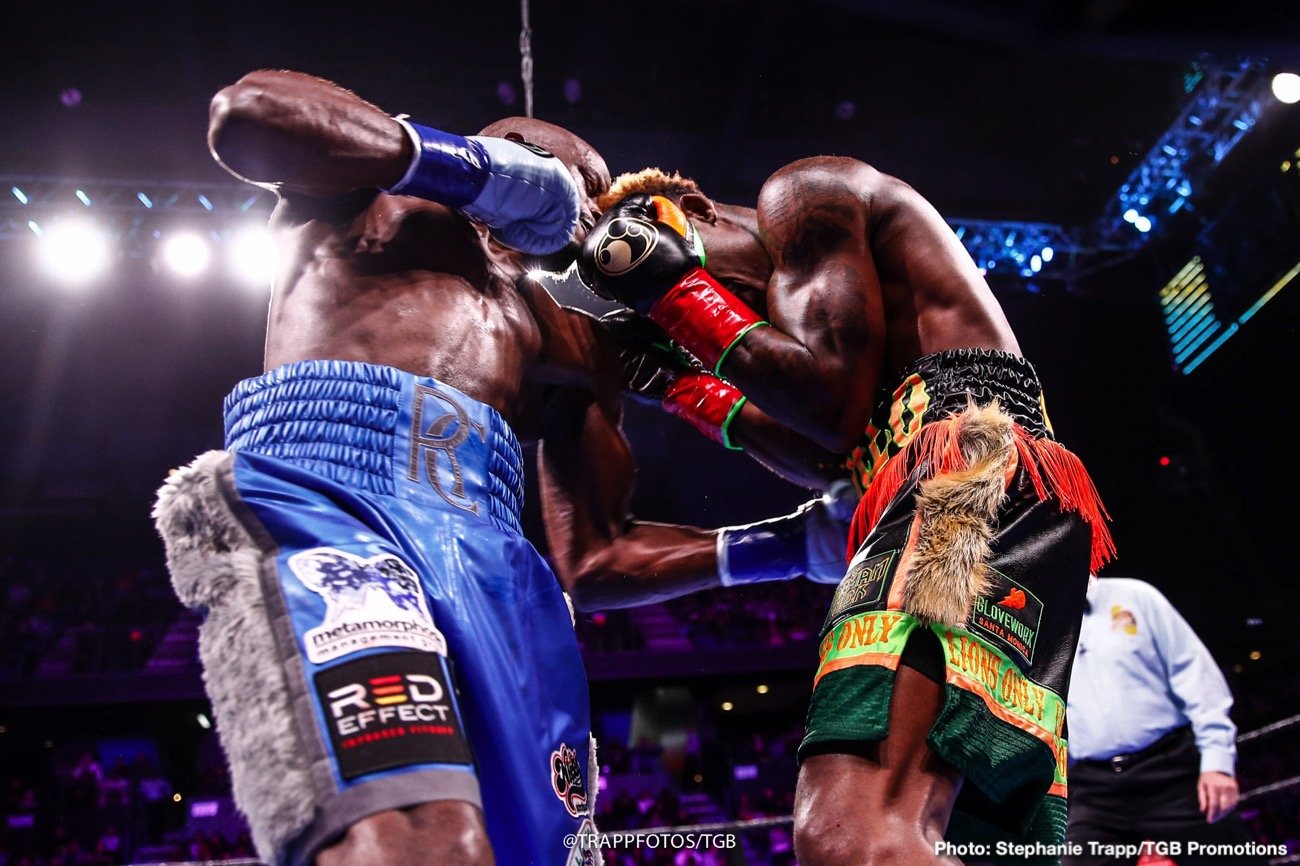 Image: Photos / Results: Jermell Charlo TKOs Harrison, Efe Ajagba Defeats Kiladze