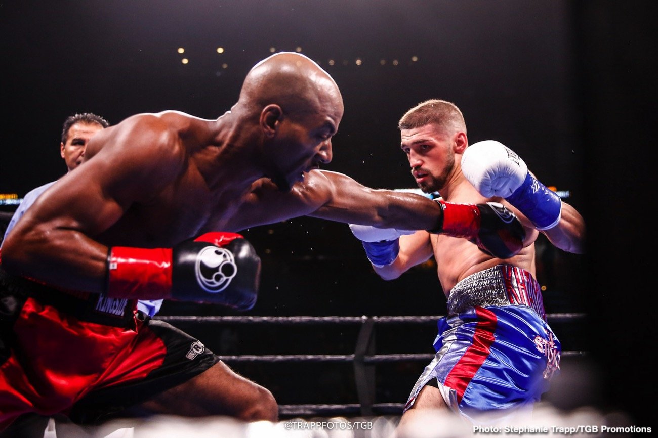 Image: Photos / Results: Jermell Charlo TKOs Harrison, Efe Ajagba Defeats Kiladze