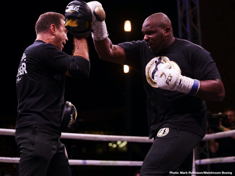 Image: Dillian Whyte says he'll beat Tyson Fury with body shots