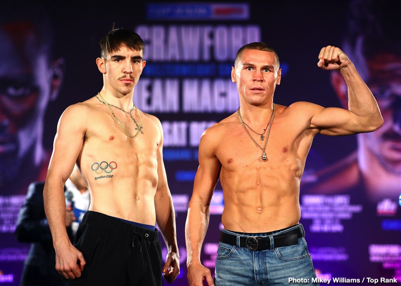 Image: Terence Crawford 147 vs. Egidijus Kavaliauskas 146 1/2 - weigh-in results