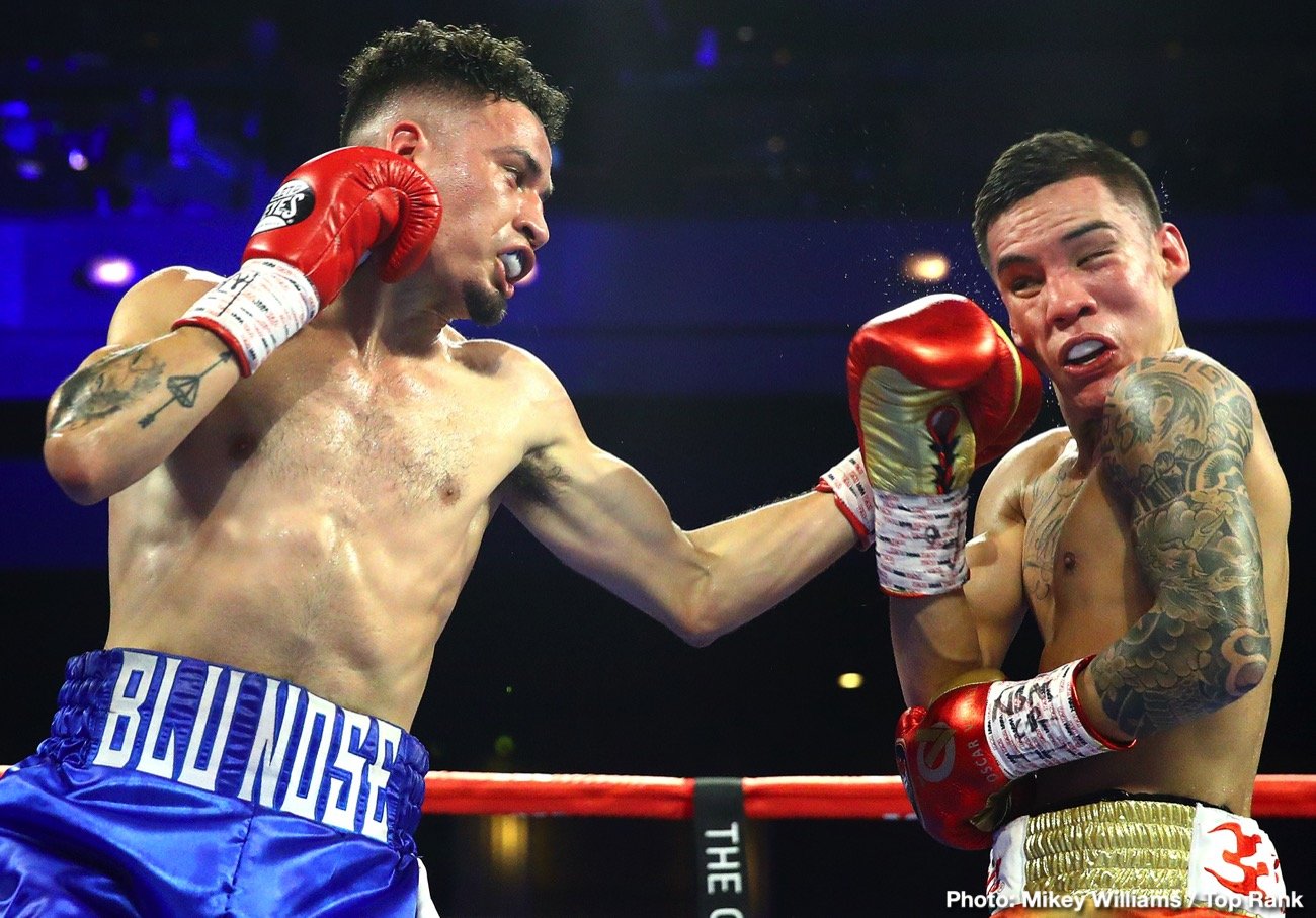 Image: Photos / Results: Oscar Valdez KOs Lopez, Carl Frampton dominates McCreary