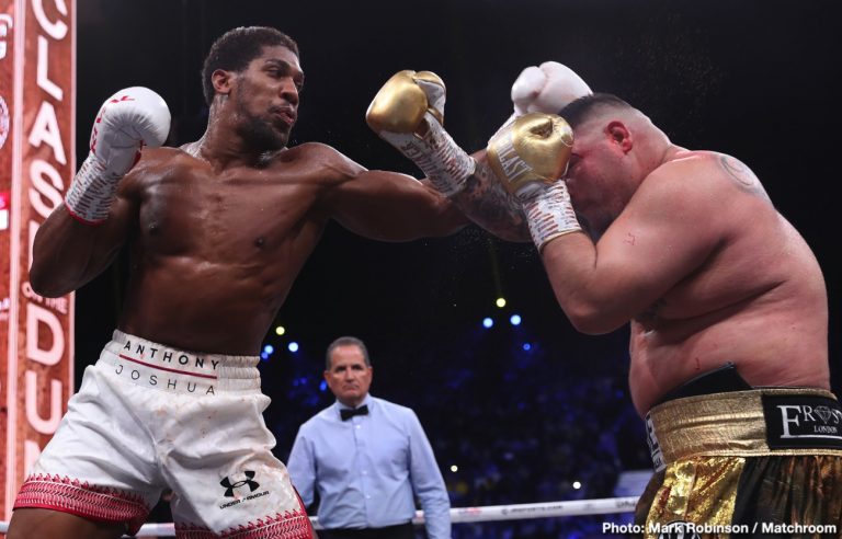 Image: Anthony Joshua "definitely" wants undisputed fight with Deontay Wilder