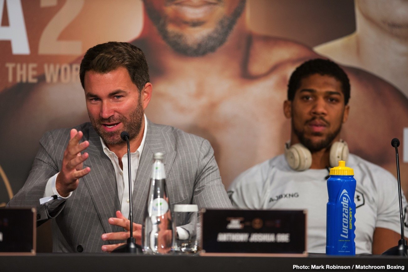 Image: Anthony Joshua: Tyson Fury is only relevant once the contract is signed