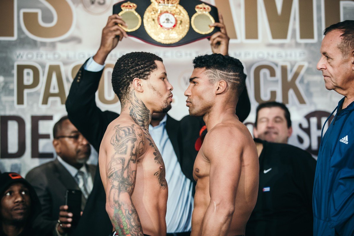Image: Gervonta Davis and Yuriorkis Gamboa - weigh-in results