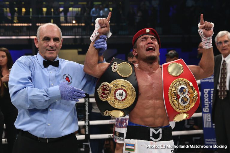 Image: Akhmadaliev Ordered to Defend WBA, IBF Titles Against Mandatory Challenger Ronny Rios
