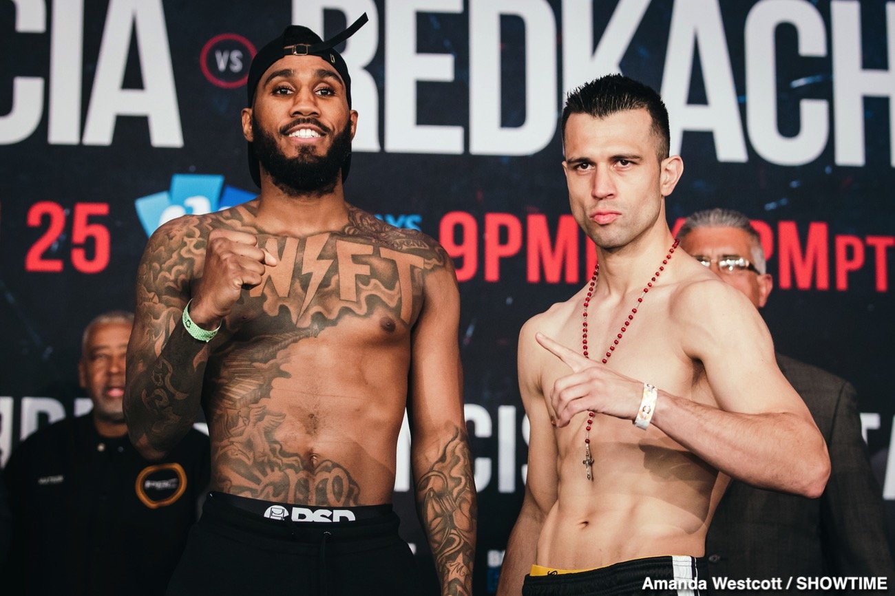 Image: Danny Garcia 147 vs Ivan Redkach 146.75 - Official SHOWTIME weights