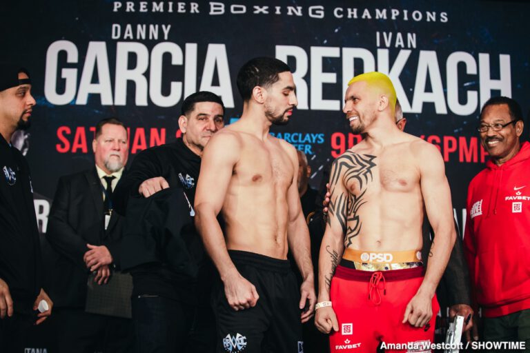 Image: Danny Garcia 147 vs Ivan Redkach 146.75 - Official SHOWTIME weights