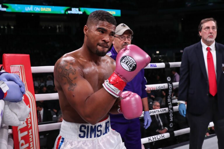 Image: Anthony Sims Jr faces Roamer Alexis Angulo on Jan.30 on DAZN