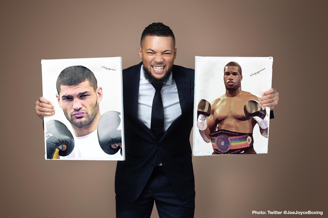 Canvas To Canvas Joe Joyce Is Also A Talented Painter Boxing News 24