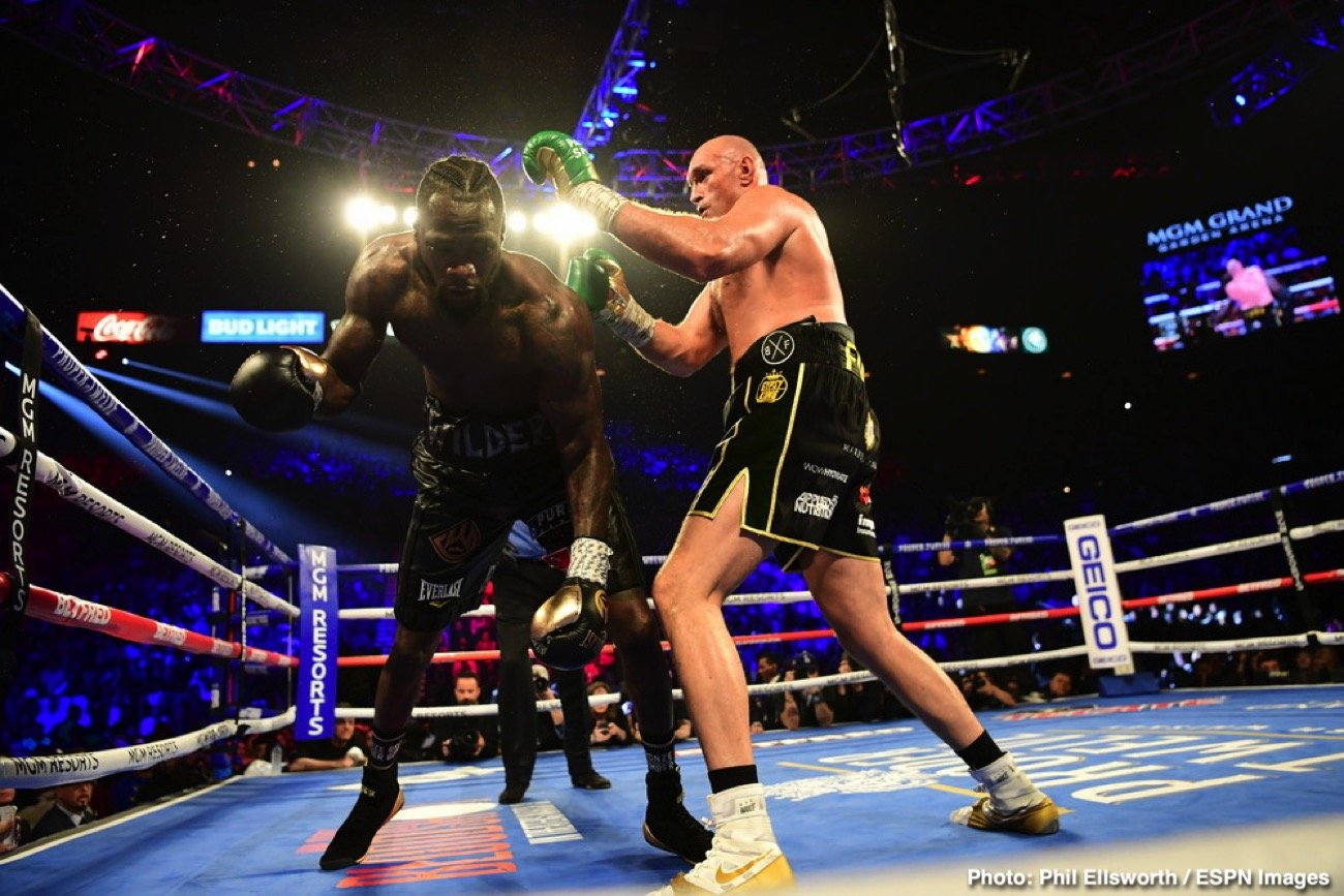 Image: Tyson Fury stops Deontay Wilder - Live Results from Las Vegas