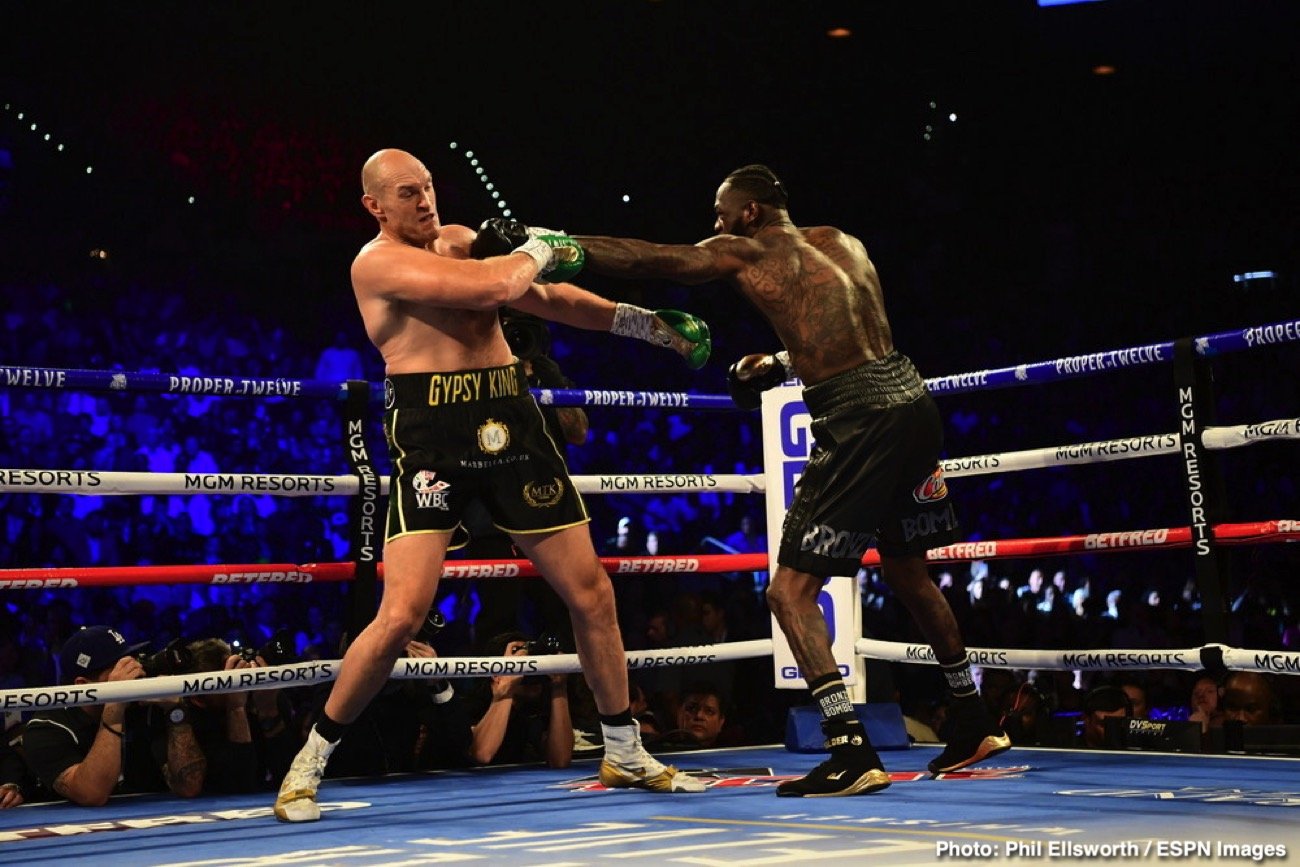 Image: Deontay Wilder to file lawsuit against Tyson Fury if he doesn't get trilogy