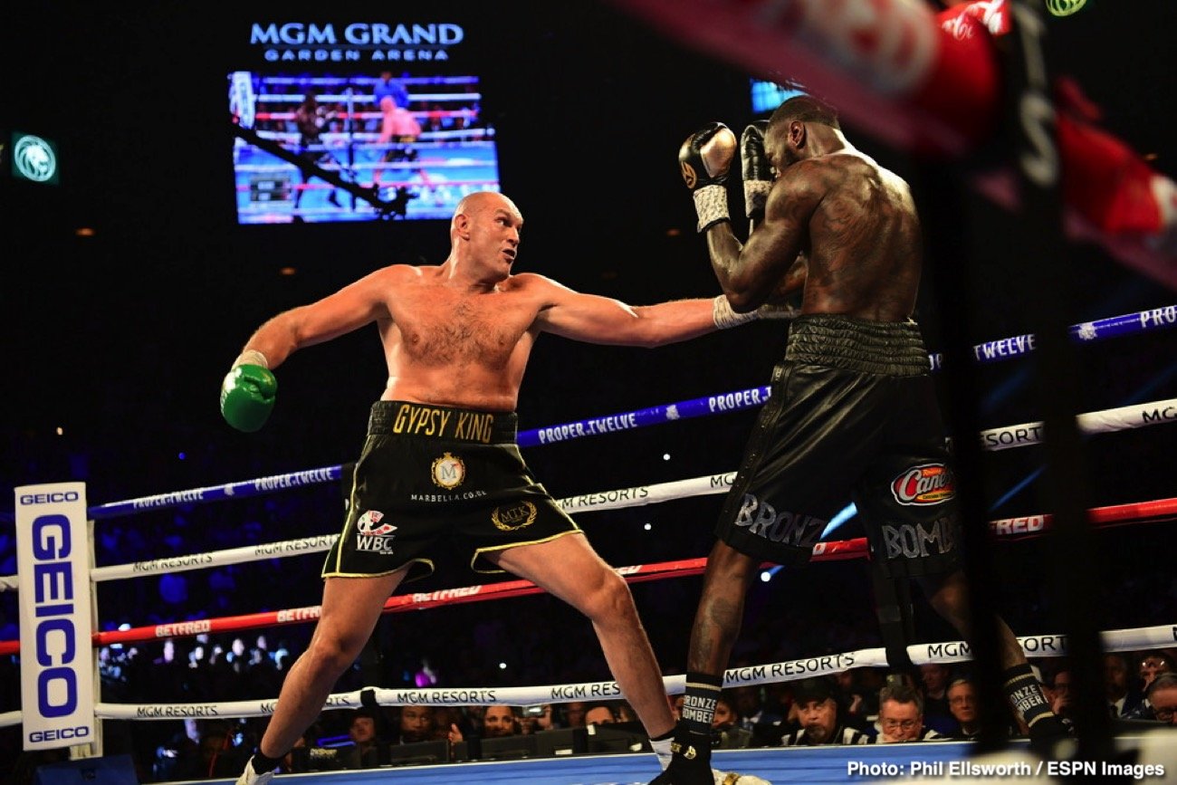 Deontay Wilder, George Groves, Tyson Fury boxing photo