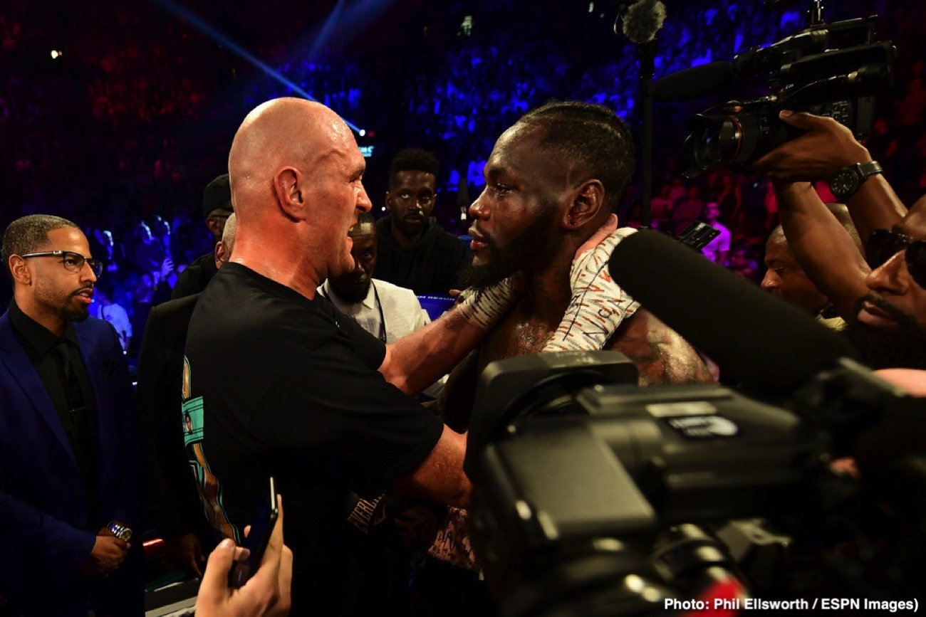 Image: Tyson Fury has "moved on," won't fight Deontay Wilder
