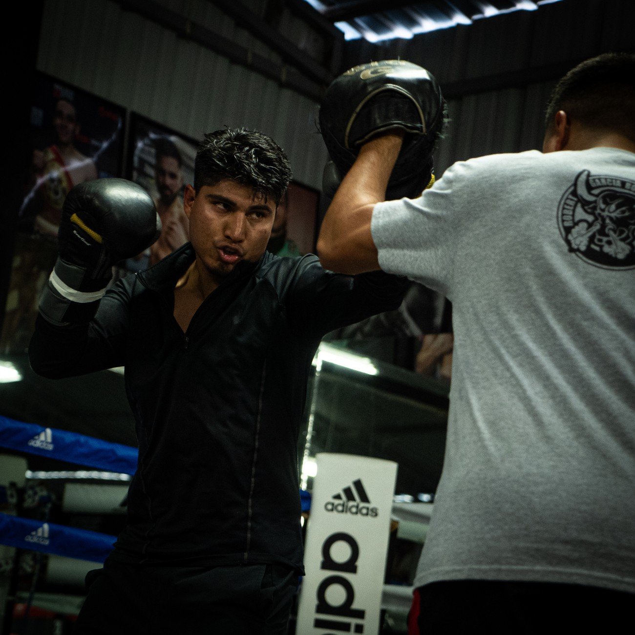 Mikey Garcia, Manny Pacquiao boxing photo