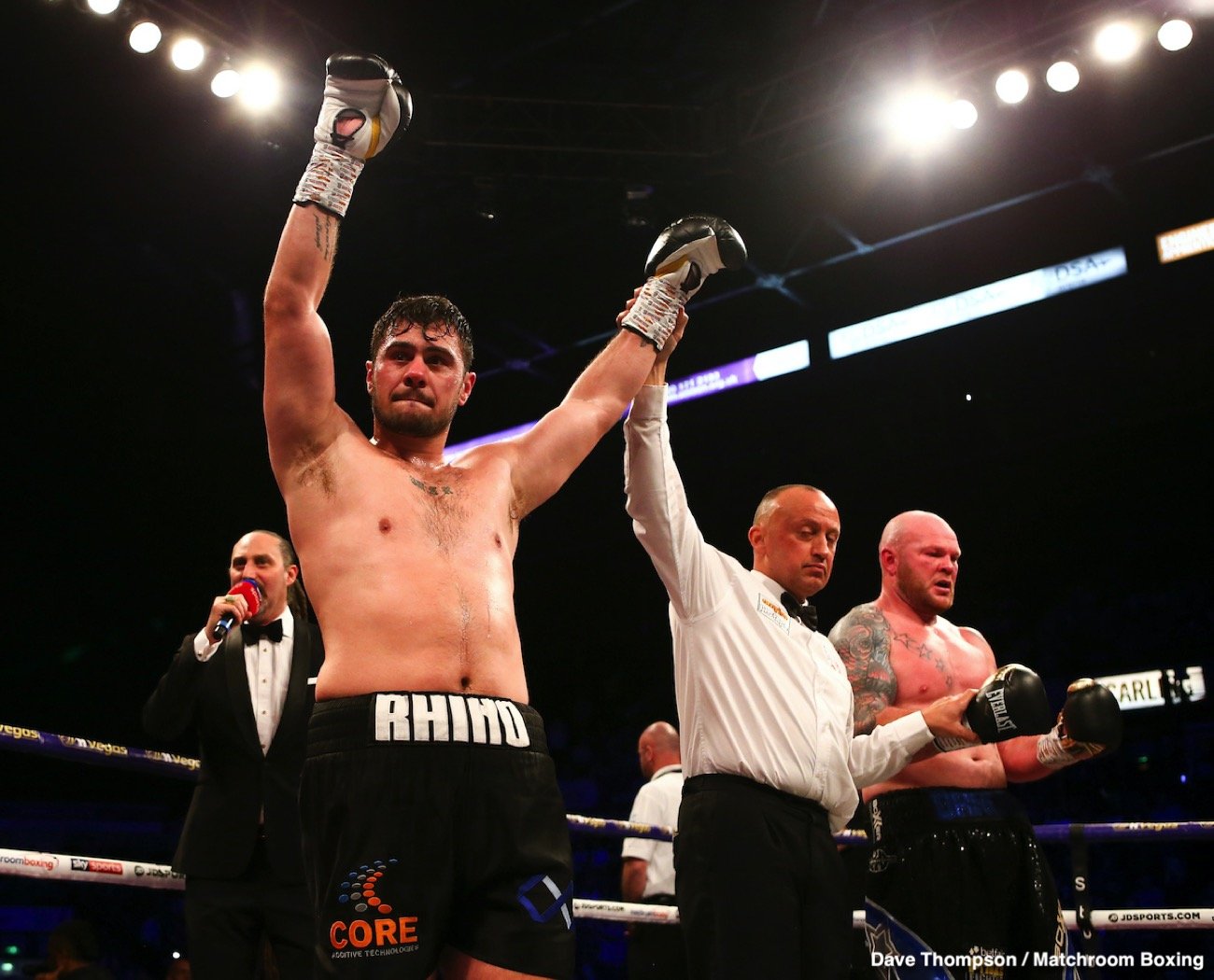 Image: Dave Allen needs new opponent, Christian Hammer tests for COVID 19