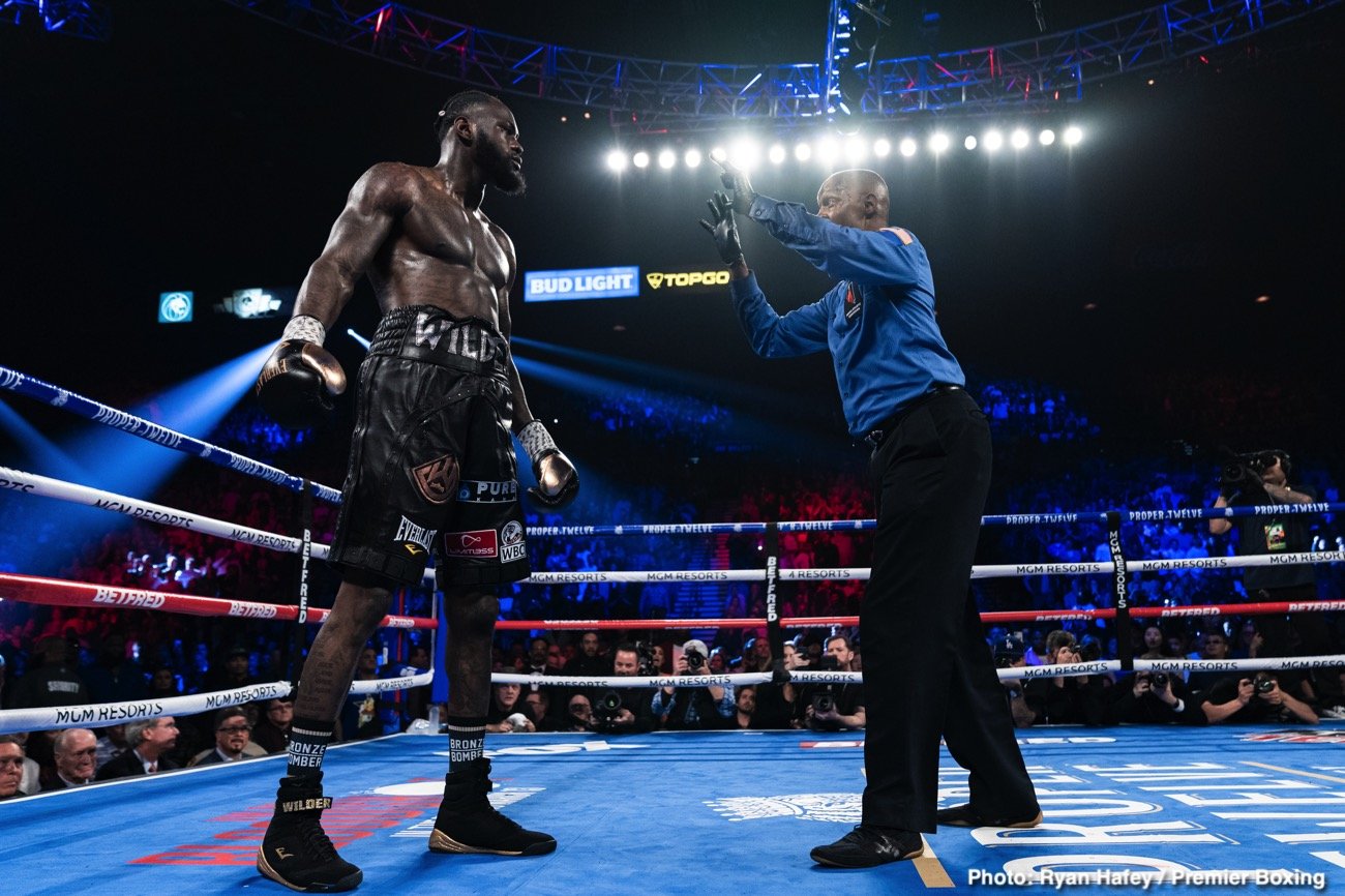 Image: Deontay Wilder cuts loose trainer Mark Breland