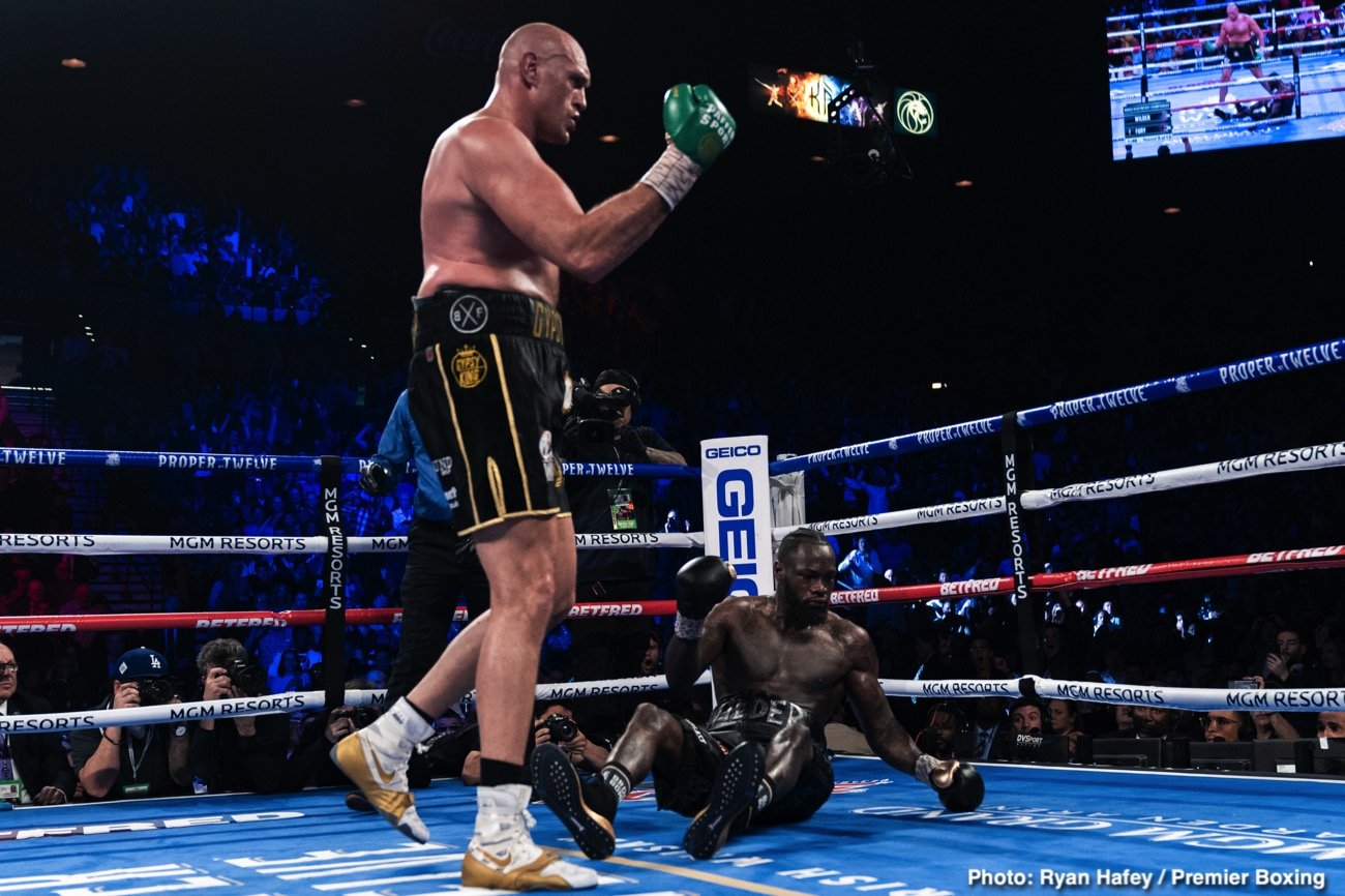 Andy Lee, Deontay Wilder, Tyson Fury boxing photo