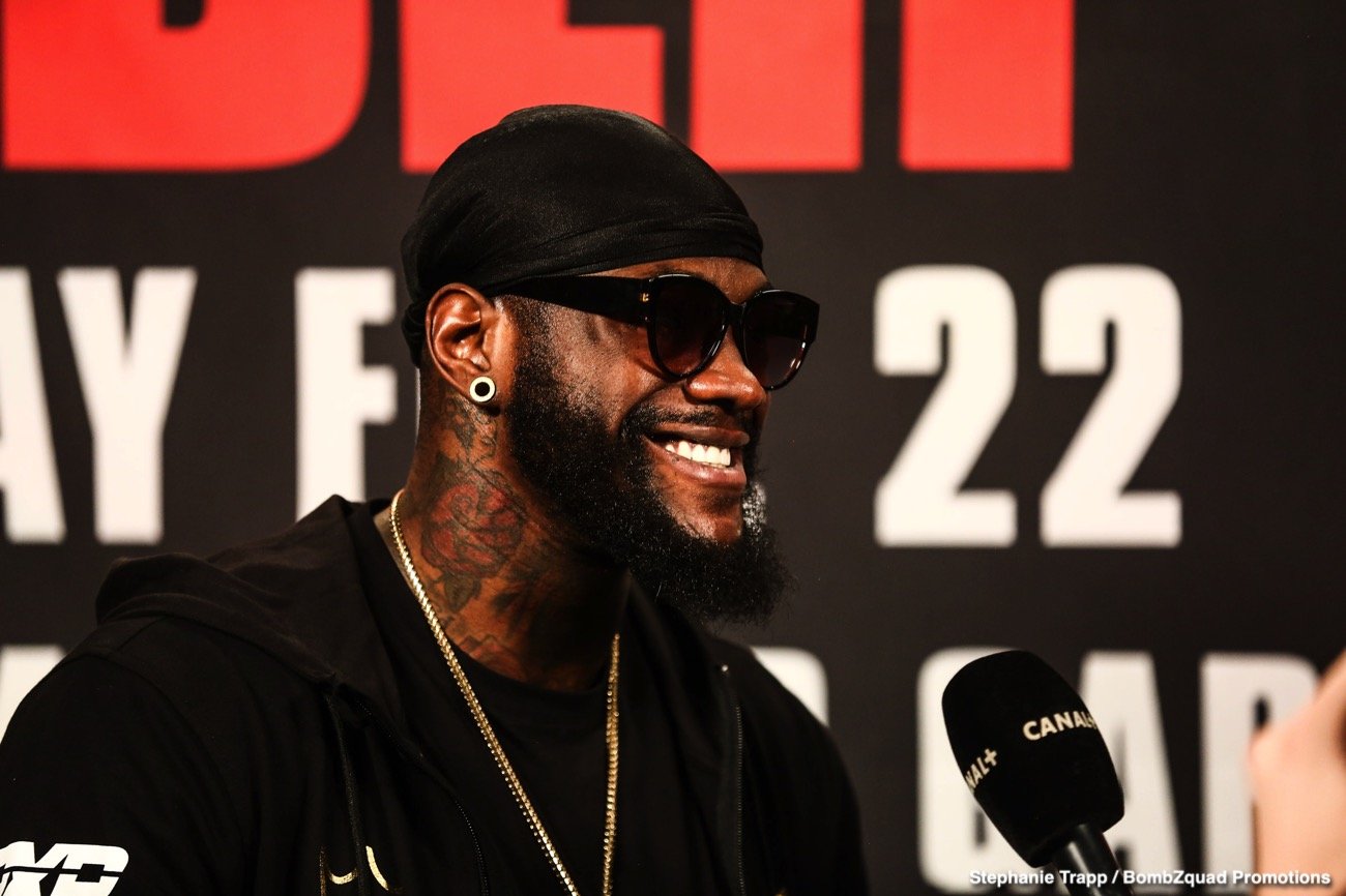 Image: Deontay Wilder posts 6-minute training video, getting ready for Tyson Fury