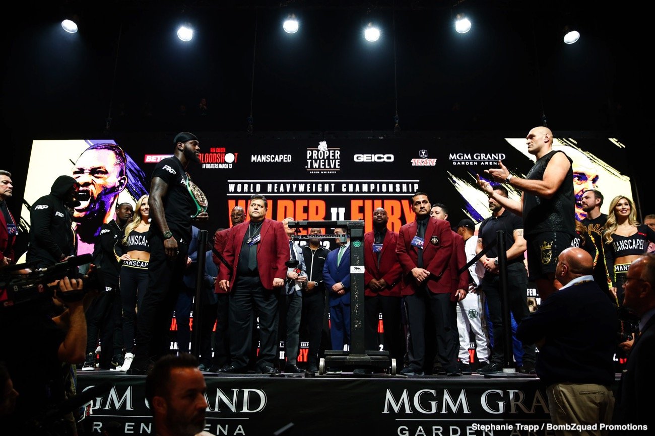 Image: Fury vs. Wilder - The Talking Stops Now